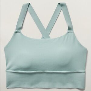 SOLD//Mint Green Athleta Warrior Longline Bra